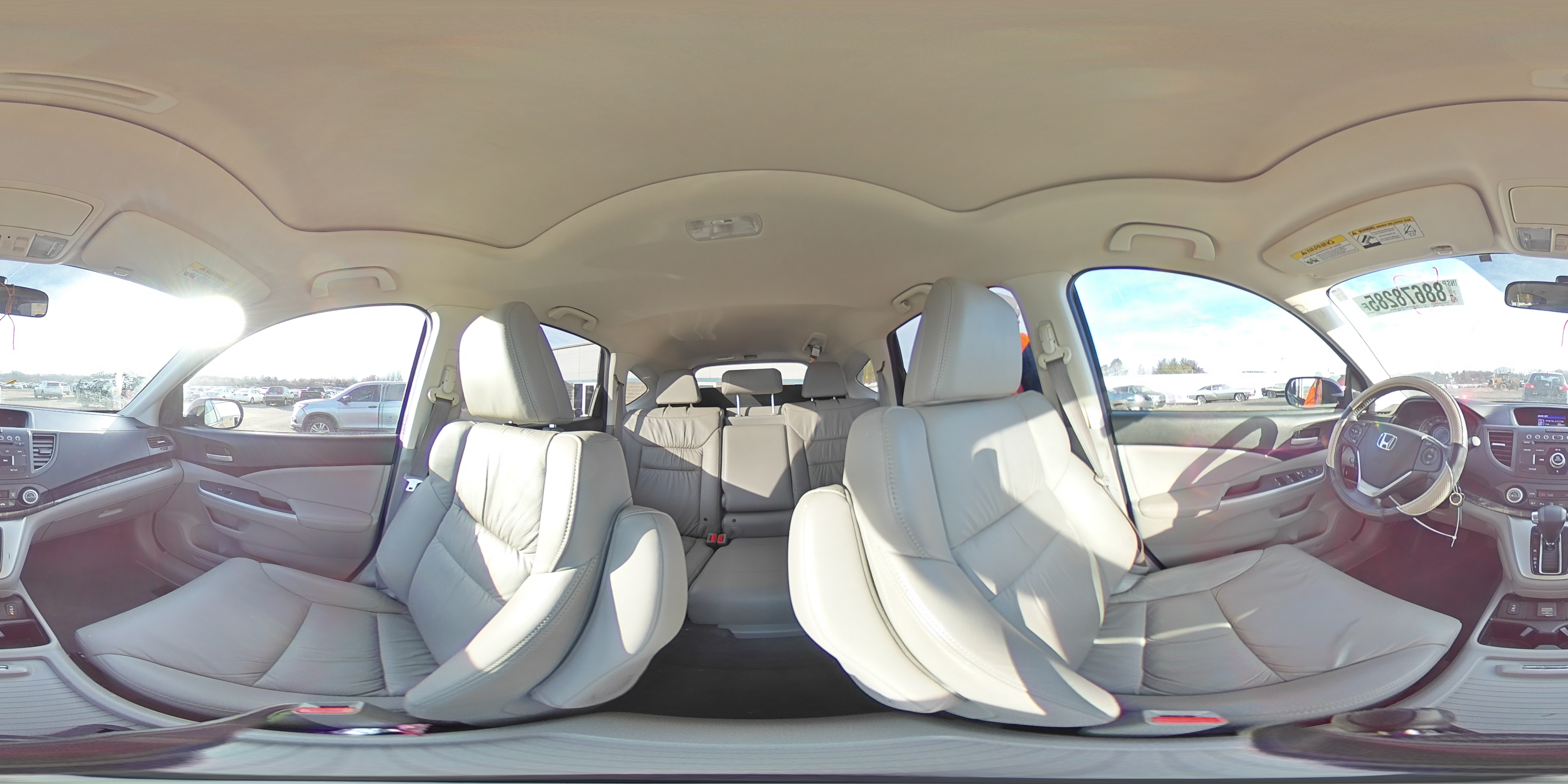 2014 Honda CR-V VIN 5J6RM4H76EL114430 Copart auction photo, rear end damage thumbnail 14