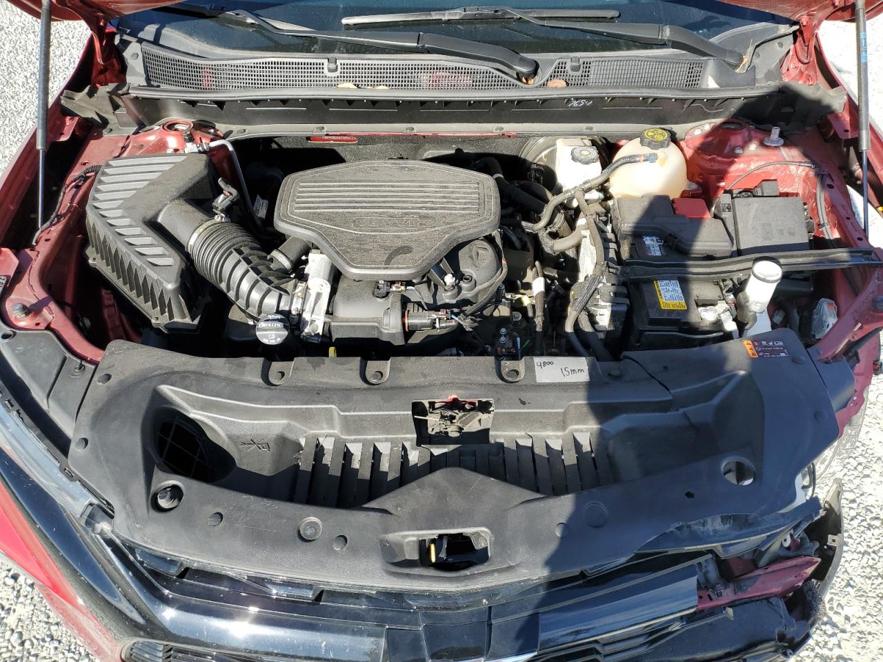 2021 Chevrolet Blazer VIN 3GNKBCRS7MS571001 Copart auction photo, front end damage thumbnail 12