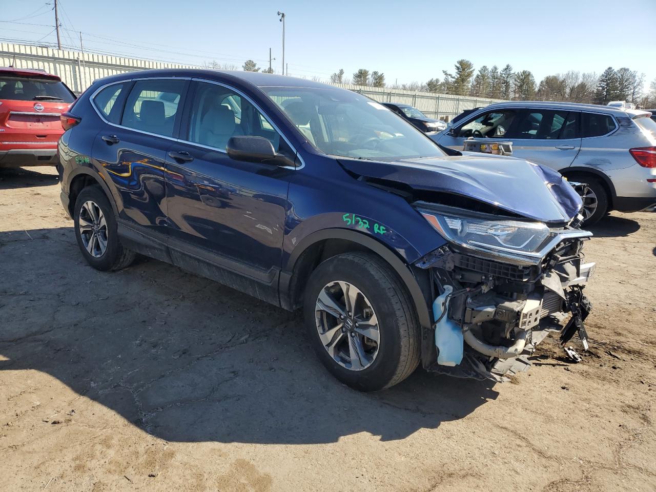 2020 Honda CR-V VIN 2HKRW2H24LH610207 Copart auction photo, front end damage thumbnail 4