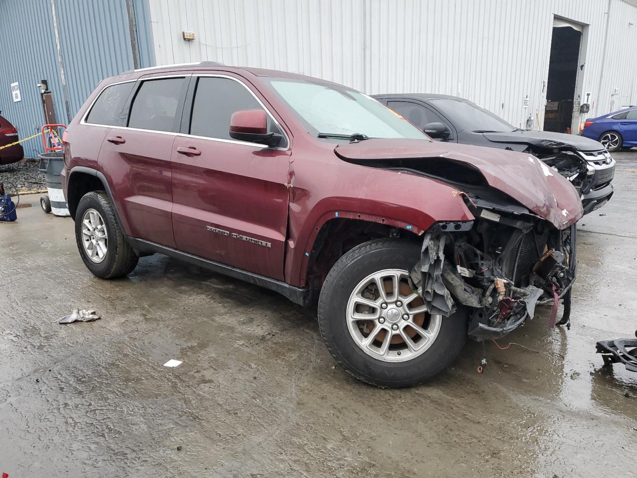 2018 Jeep Grand Cherokee VIN 1C4RJFAGXJC108127 Copart auction photo, front end / mechanical damage thumbnail 4