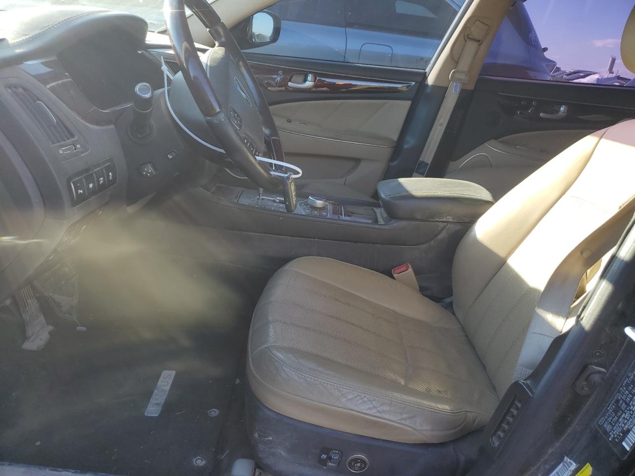 2013 Hyundai Equus VIN KMHGH4JH2DU065252 Copart auction photo, water/flood damage thumbnail 7