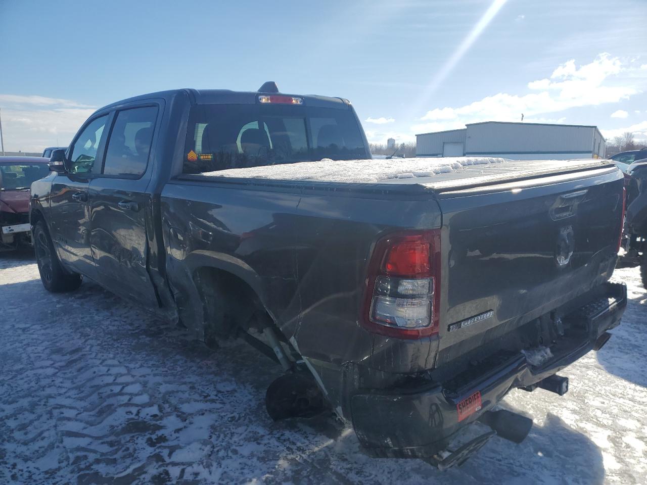 2022 RAM 1500 VIN 1C6SRFFT1NN321372 Copart auction photo, rear end damage thumbnail 2