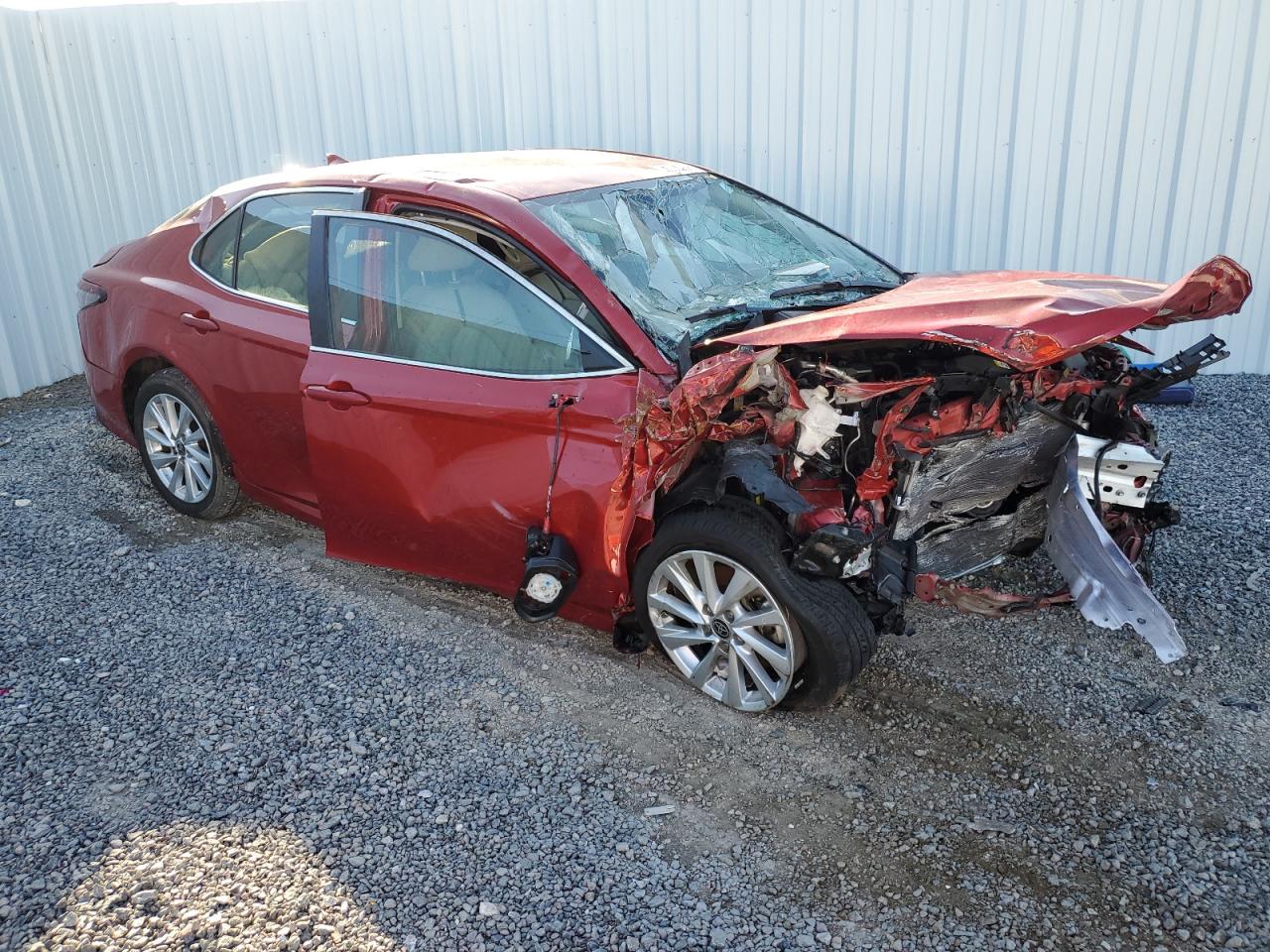 2023 Toyota Camry VIN 4T1R11AK6PU155371 Copart auction photo, front end / side damage thumbnail 4