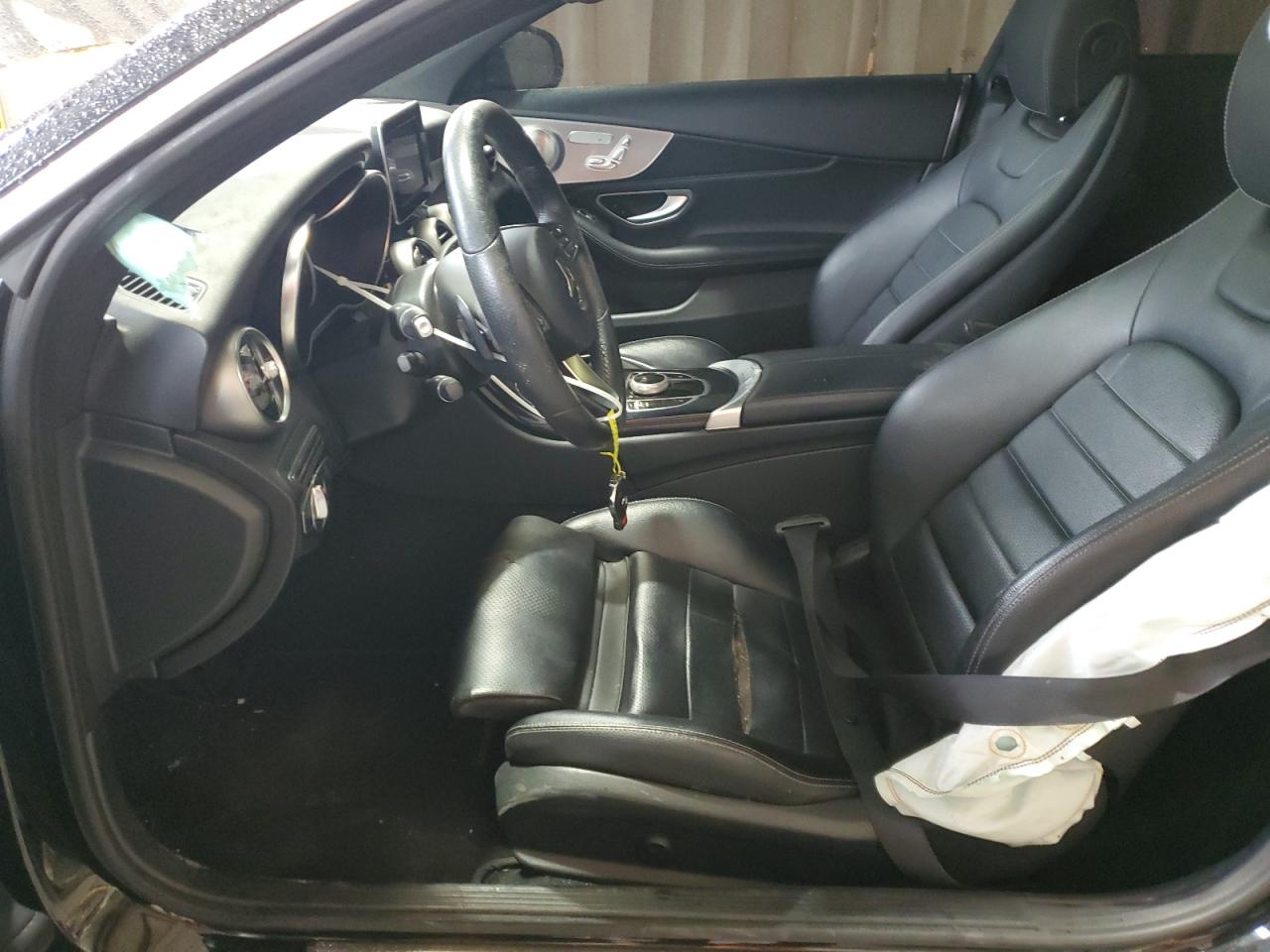 2017 Mercedes-Benz C-klasse VIN WDDWJ4JB4HF549858 Copart auction photo, all over damage thumbnail 7