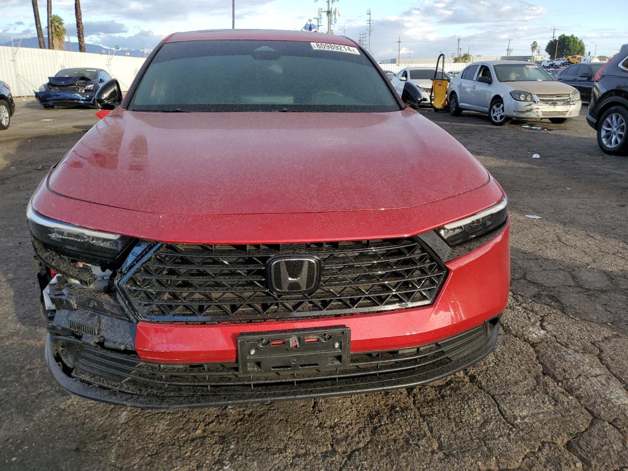 2024 Honda Accord VIN 1HGCY2F54RA034889 Copart auction photo, rear end / front end damage thumbnail 5