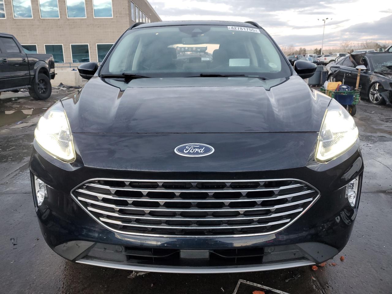 2021 Ford Escape VIN 1FMCU9DZ3MUA77020 Copart auction photo, rear end damage thumbnail 5