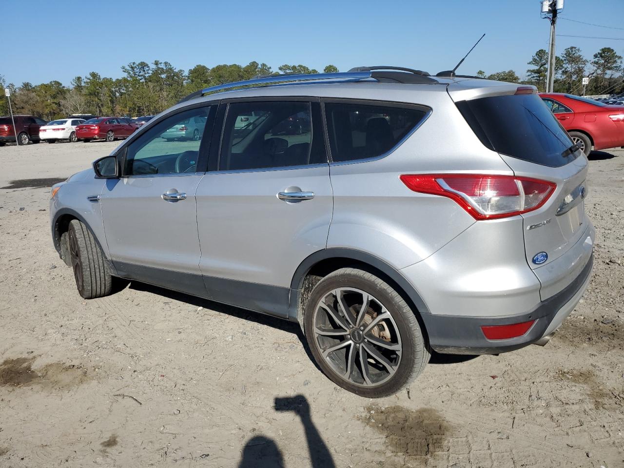 2016 Ford Escape VIN 1FMCU9G98GUC19216 Copart auction photo, side damage thumbnail 2