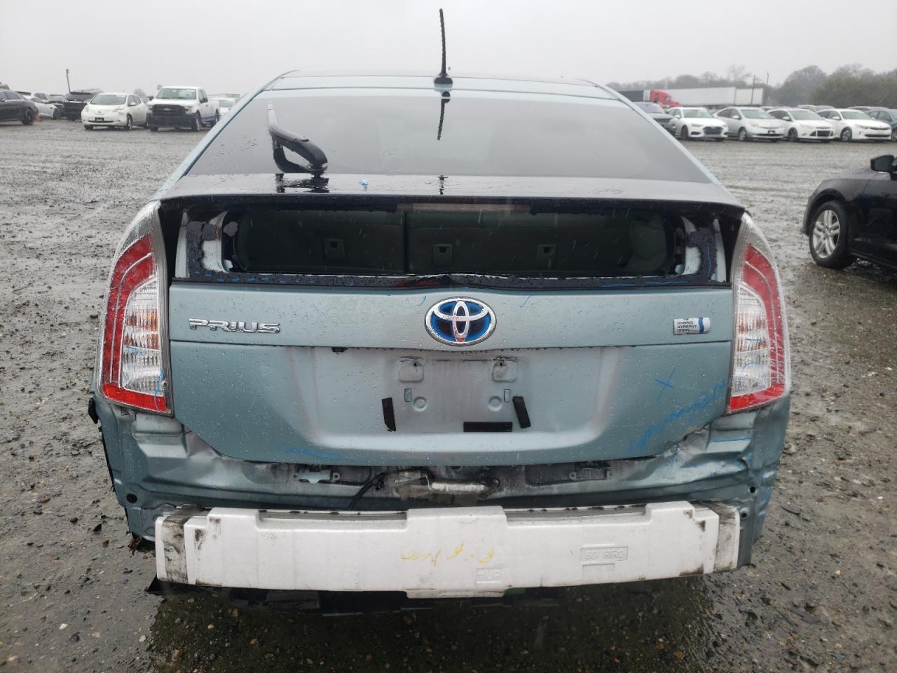 2015 Toyota Prius VIN JTDKN3DU2F1900751 Copart auction photo, rear end damage thumbnail 6