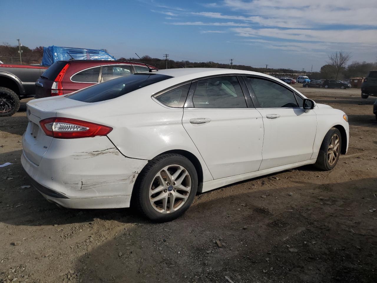 2013 Ford Fusion VIN 3FA6P0H76DR365110 Copart auction photo, rear end / front end damage thumbnail 3