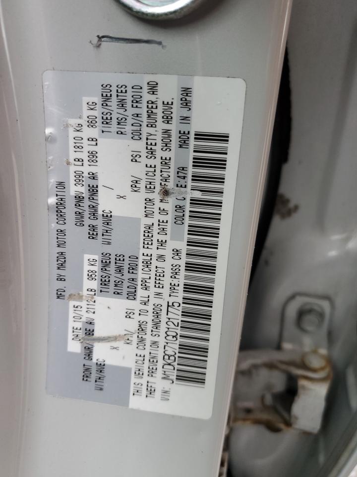2016 Mazda CX-3 VIN JM1DKBC71G0121775 Copart auction photo, rear end / front end damage thumbnail 13
