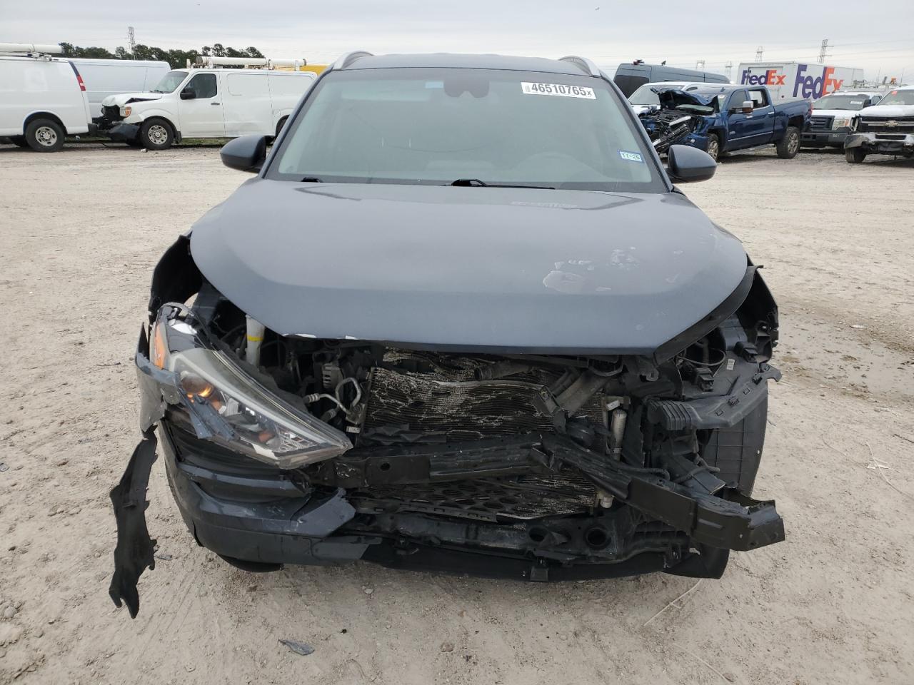 2019 Hyundai Tucson VIN KM8J33A44KU957186 Copart auction photo, front end / minor dent/scratches damage thumbnail 5
