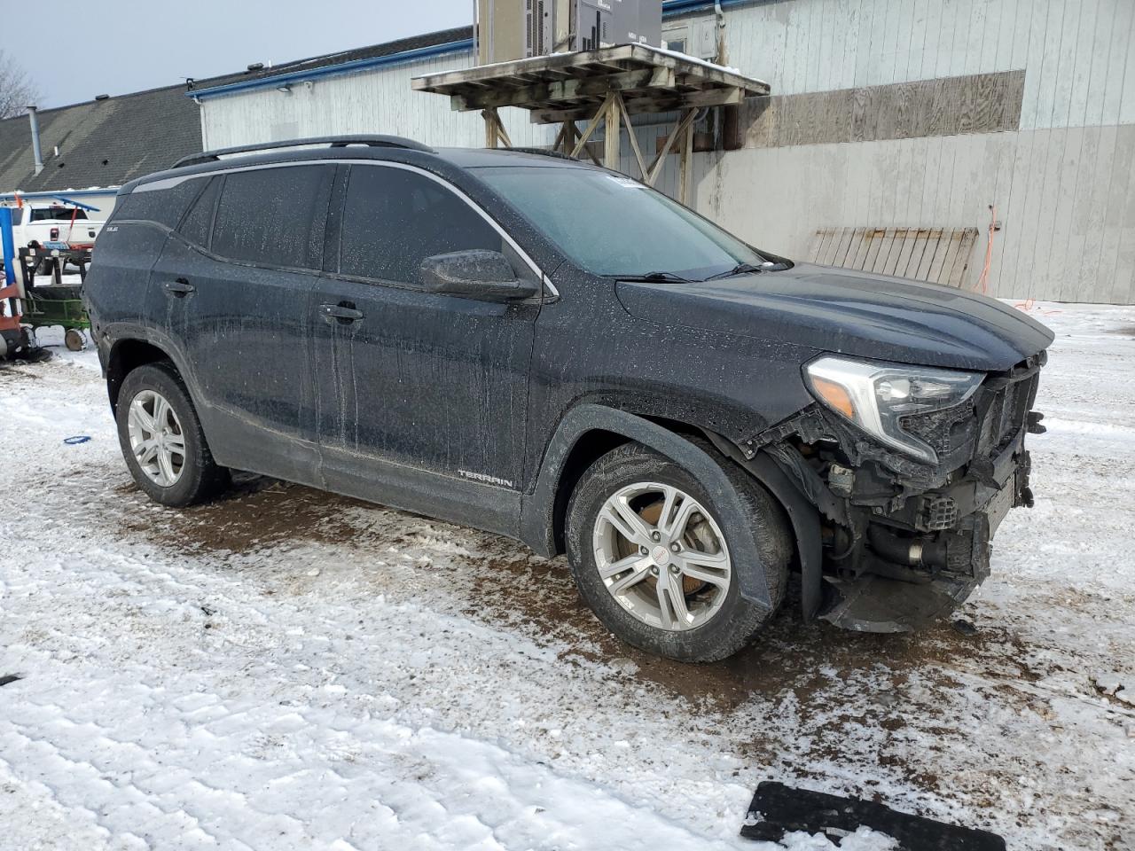 2018 GMC Terrain VIN 3GKALTEV1JL403592 Copart auction photo, front end / rear end damage thumbnail 4