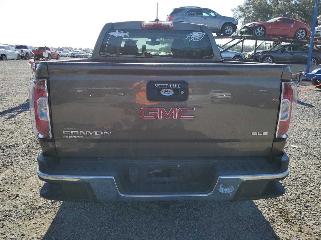 2016 GMC Canyon VIN 1GTG5CE37G1365283 Copart auction photo, front end damage thumbnail 6