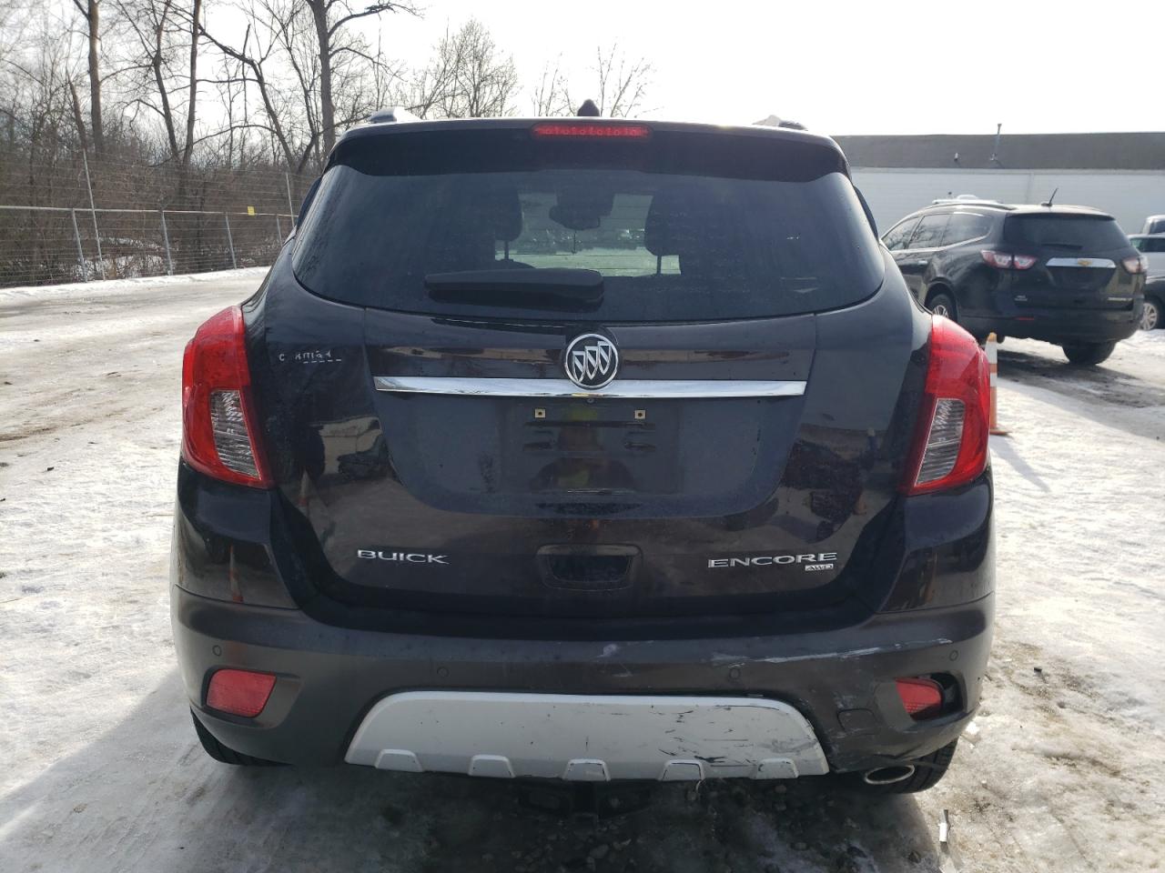 2014 Buick Encore VIN KL4CJHSB8EB538524 Copart auction photo, front end / side damage thumbnail 6