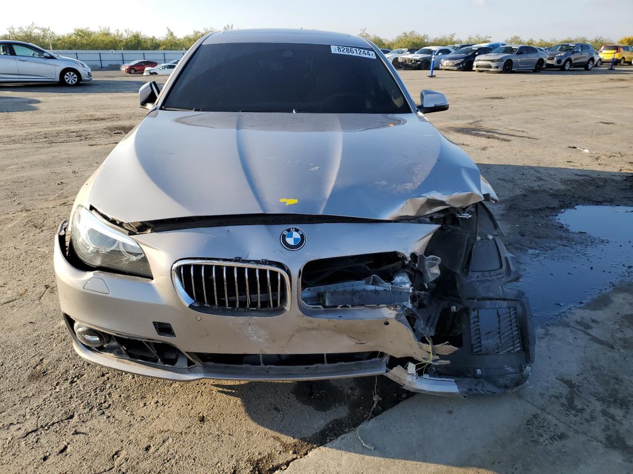 2016 BMW 5er VIN WBA5B1C52GG133919 Copart auction photo, rear end damage thumbnail 5
