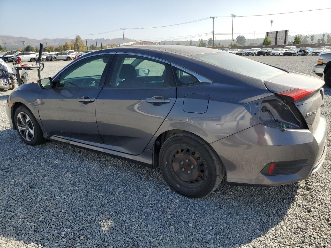 2020 Honda Civic VIN 2HGFC2F6XLH566726 Copart auction photo, rear end / front end damage thumbnail 2