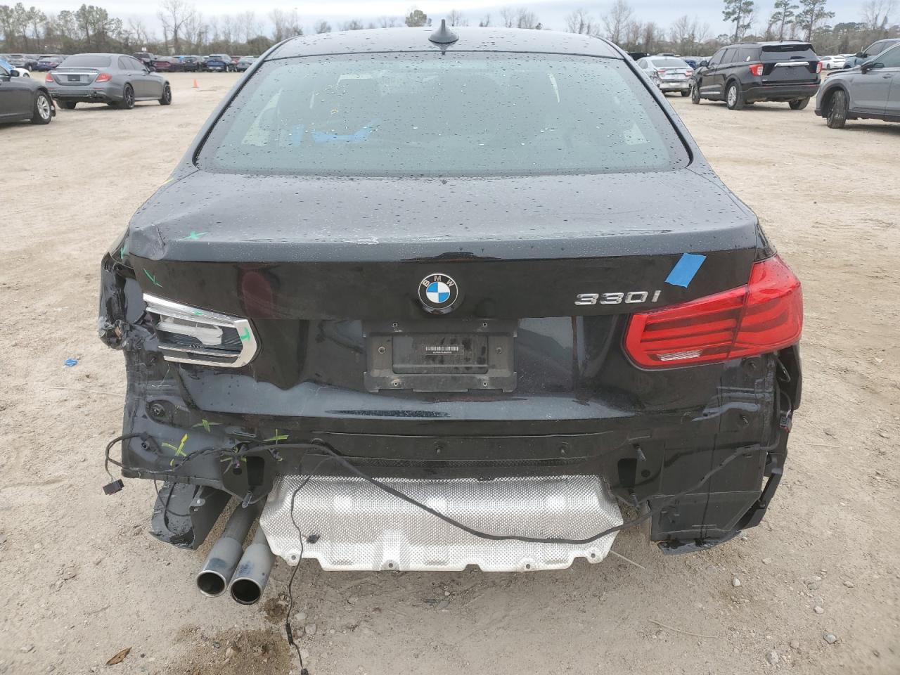 2018 BMW 3er VIN WBA8B9C53JEE80922 Copart auction photo, rear end / side damage thumbnail 6