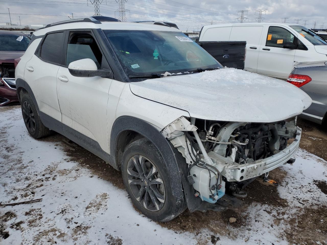 2021 Chevrolet TrailBlazer VIN KL79MPSL7MB109008 Copart auction photo, front end / minor dent/scratches damage thumbnail 4