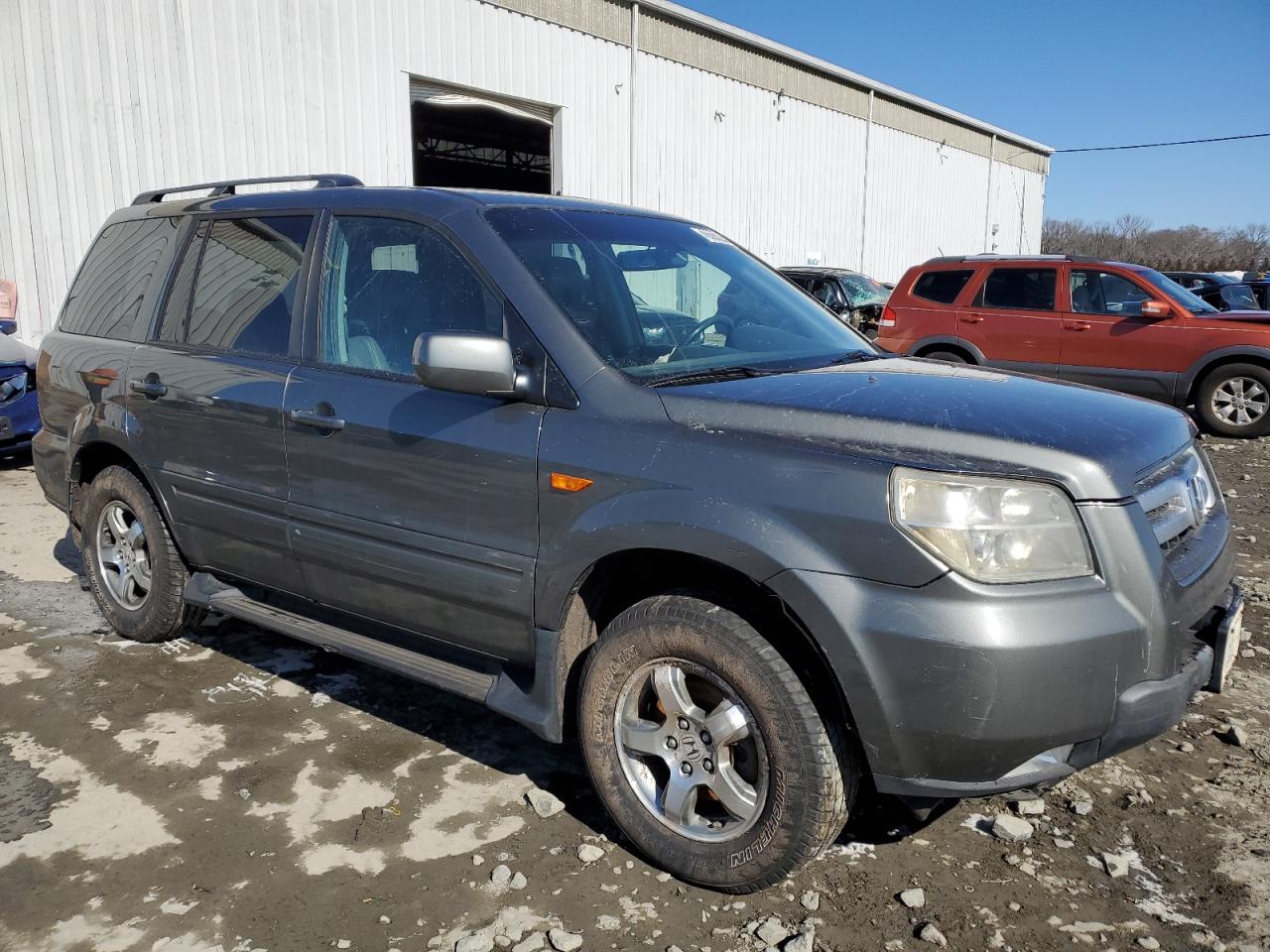 2008 Honda Pilot VIN 5FNYF18638B034317 Copart auction photo, undercarriage / mechanical damage thumbnail 4
