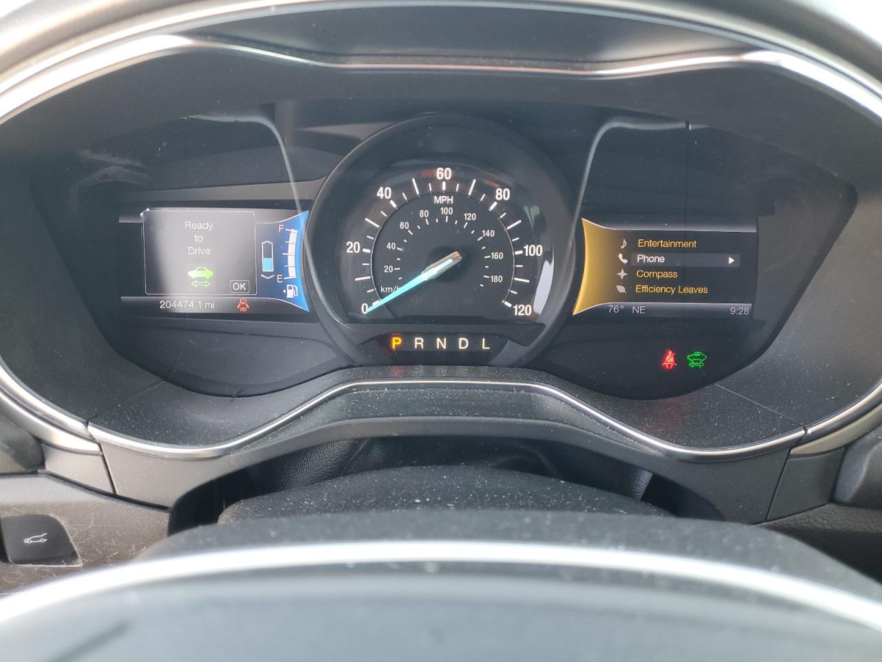 2013 Ford Fusion VIN 3FA6P0LU7DR229338 Copart auction photo, side / front end damage thumbnail 9