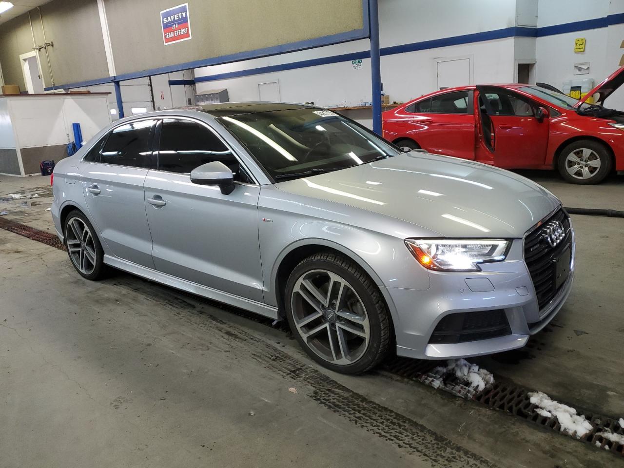 2017 Audi A3 VIN WAUJ8GFF9H1079334 Copart auction photo, undercarriage damage thumbnail 4