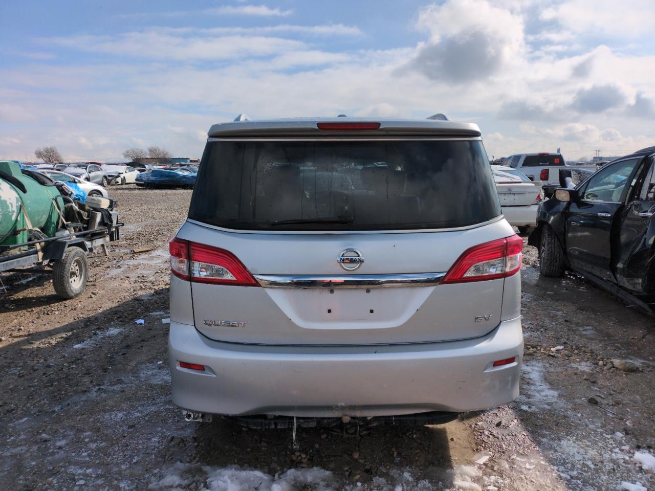 2016 Nissan Quest VIN JN8AE2KPXG9153183 Copart auction photo, side damage thumbnail 6