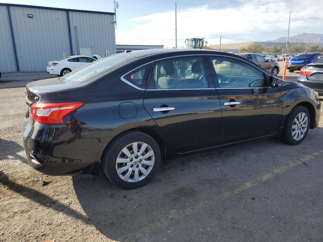 2016 Nissan Sentra VIN 3N1AB7AP6GL653340 Copart auction photo, vandalism damage thumbnail 3
