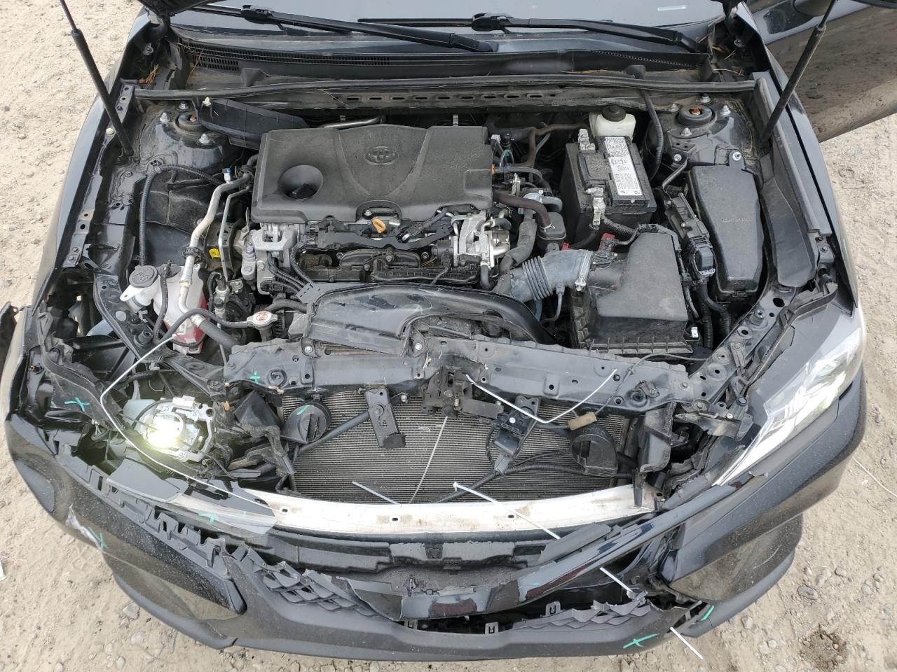 2020 Toyota Camry VIN 4T1G11AK8LU982953 Copart auction photo, front end / side damage thumbnail 11