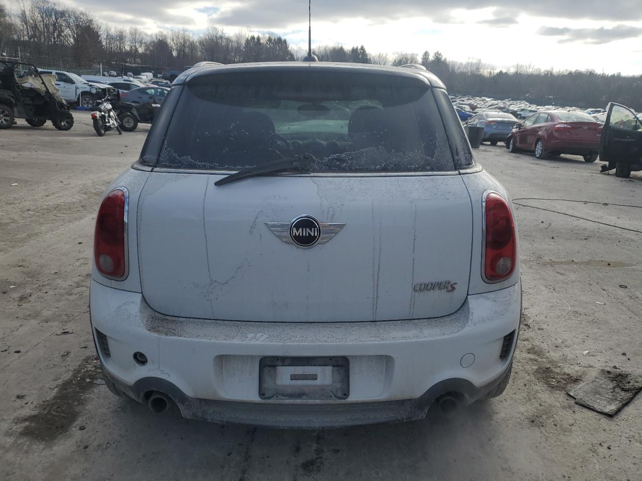 2012 MINI Cooper VIN WMWZC5C56CWM12859 Copart auction photo, front end / side damage thumbnail 6