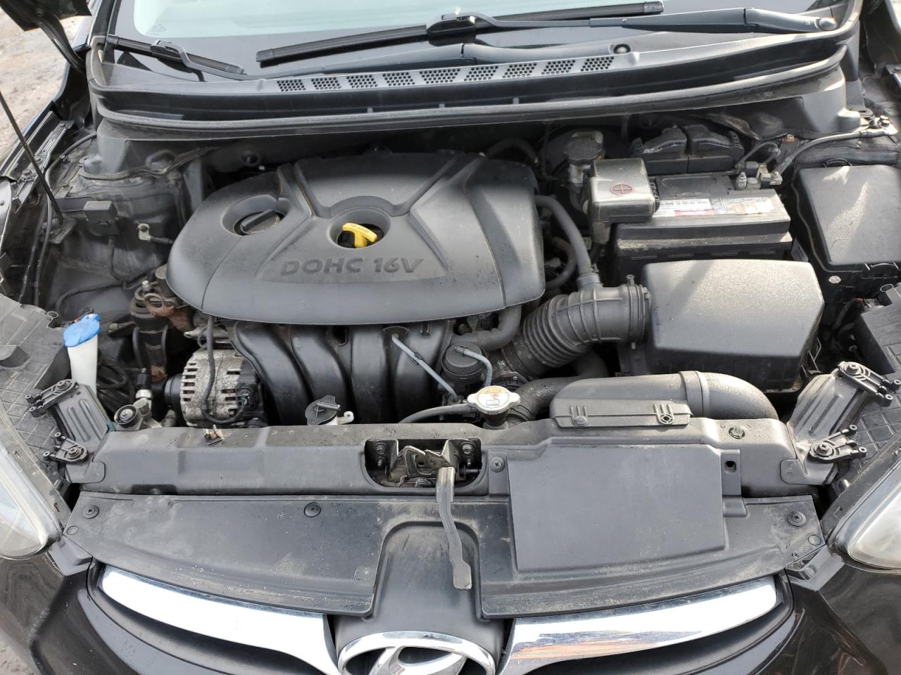2013 Hyundai Elantra VIN 5NPDH4AE5DH326526 Copart auction photo, side damage thumbnail 11