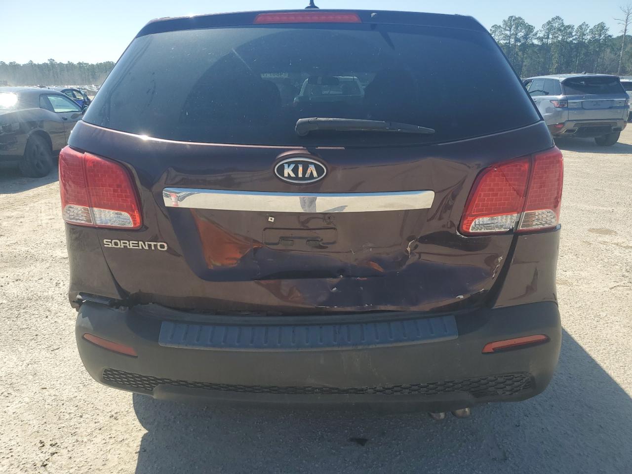 2012 KIA Sorento VIN 5XYKTCA6XCG239428 Copart auction photo, rear end damage thumbnail 6
