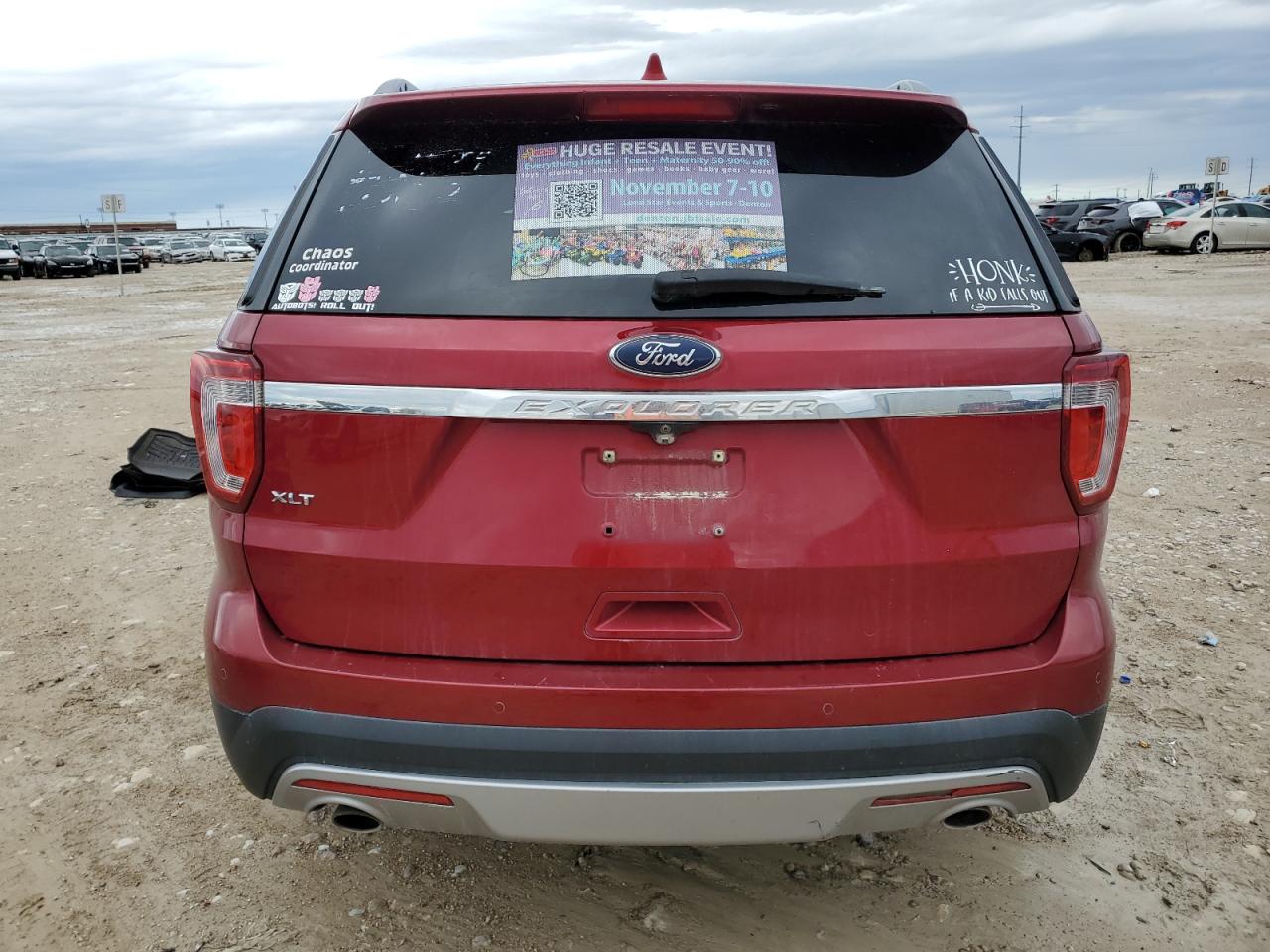 2017 Ford Explorer VIN 1FM5K7D81HGD16711 Copart auction photo, front end / minor dent/scratches damage thumbnail 6