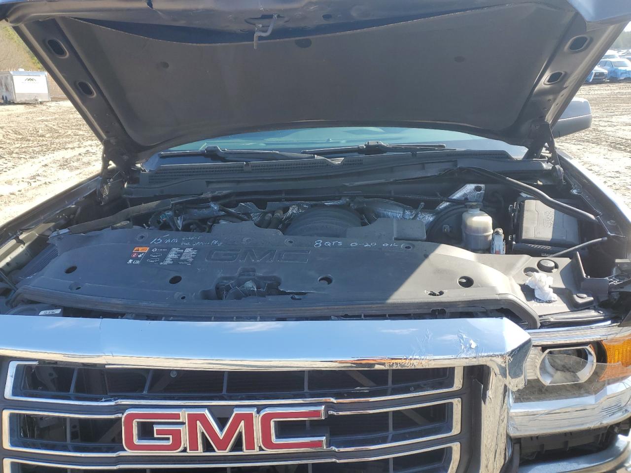 2015 GMC Sierra VIN 3GTU2UEC3FG535785 Copart auction photo, mechanical / front end damage thumbnail 12