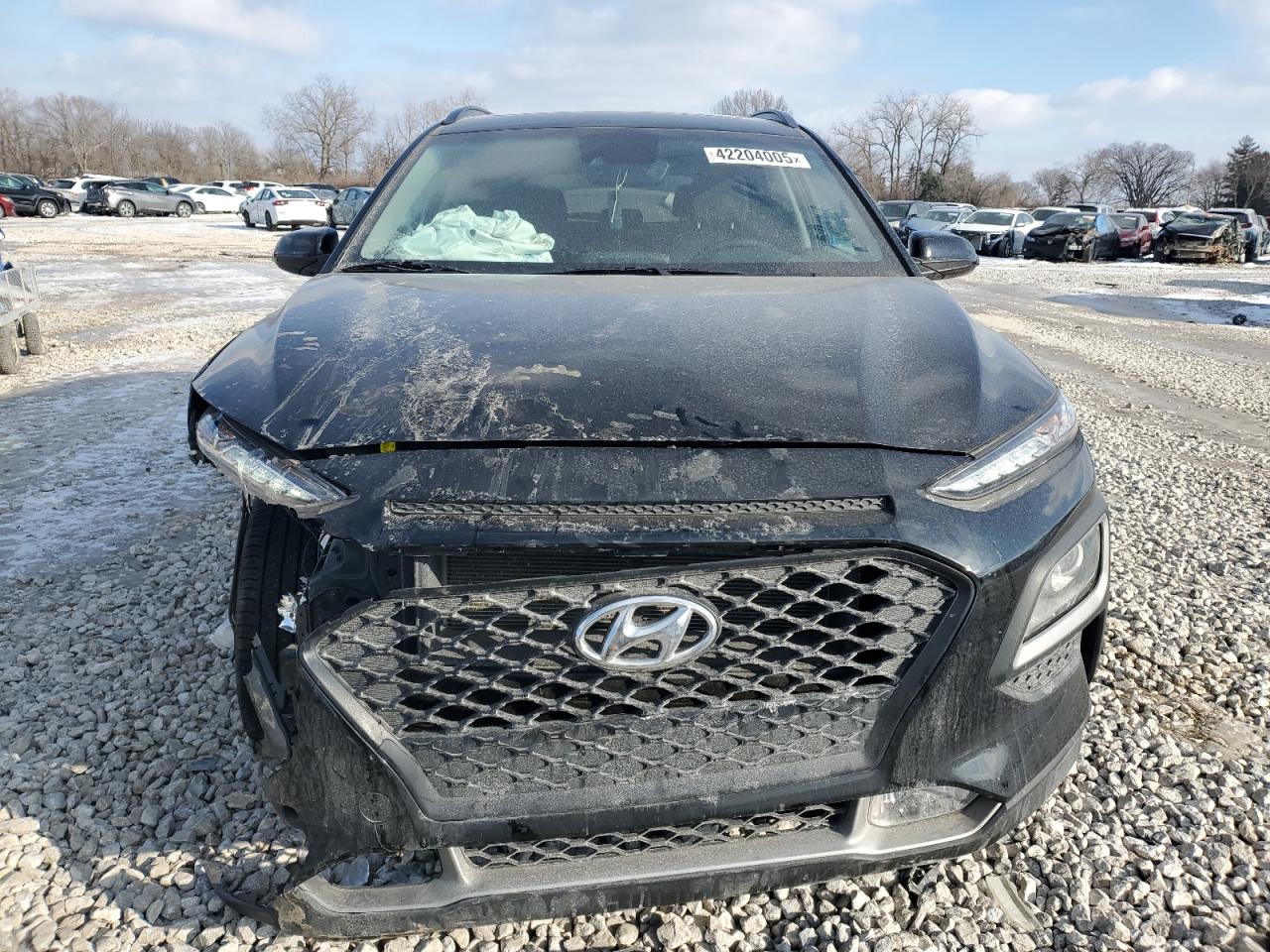 2021 Hyundai Kona VIN KM8K62AA9MU699049 Copart auction photo, front end damage thumbnail 5