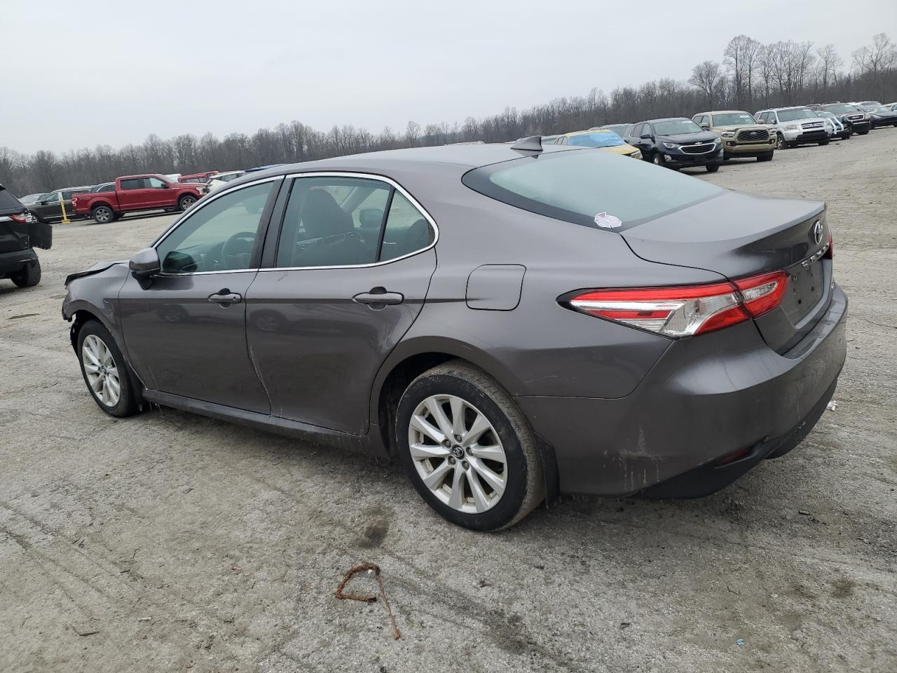 2020 Toyota Camry VIN 4T1C11AK7LU859577 Copart auction photo, front end / side damage thumbnail 2