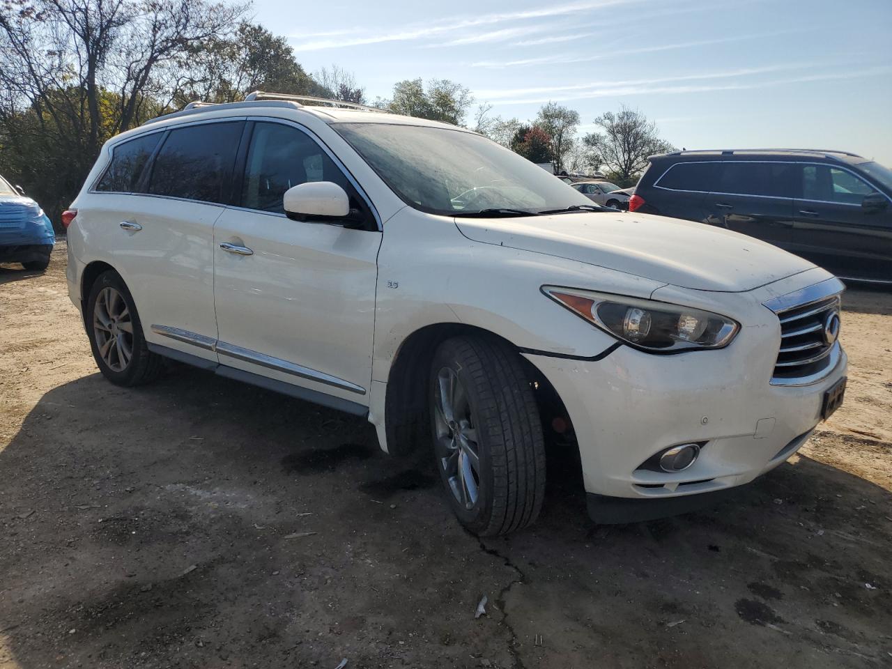 2015 Infiniti QX60 VIN 5N1AL0MM7FC508994 Copart auction photo, front end / rear end damage thumbnail 4