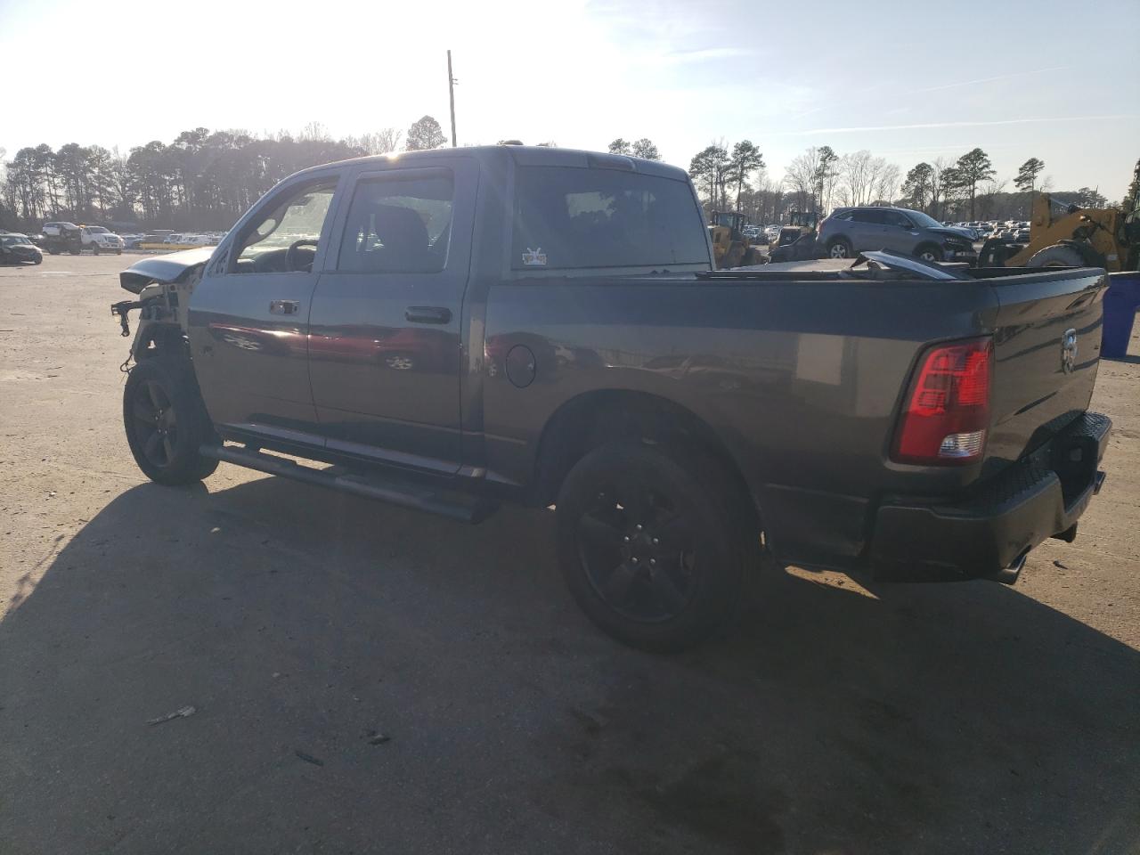 2015 RAM 1500 VIN 1C6RR6KT8FS553975 Copart auction photo, front end / side damage thumbnail 2