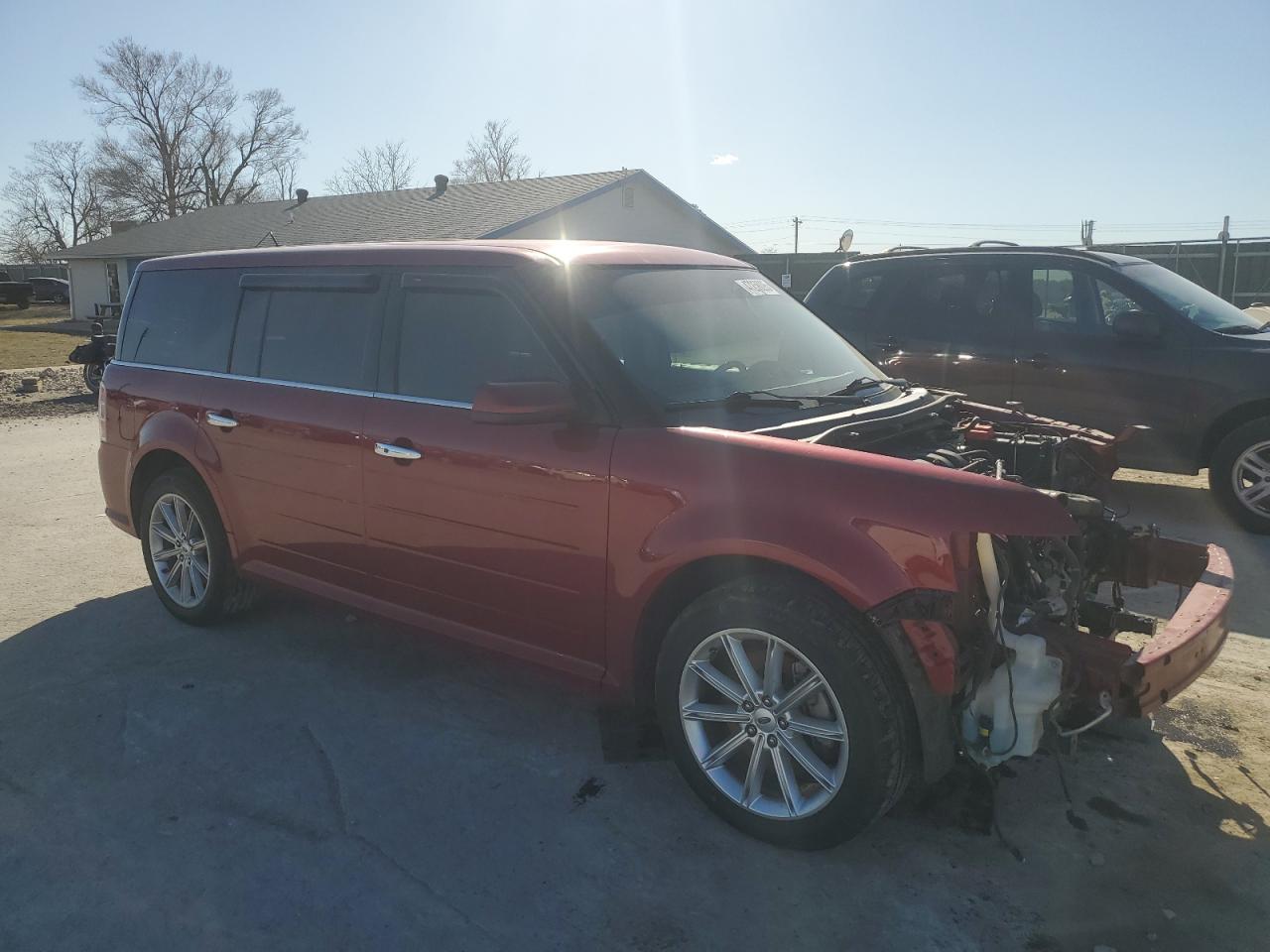 2015 Ford Flex VIN 2FMGK5D83FBA15231 Copart auction photo, front end damage thumbnail 4