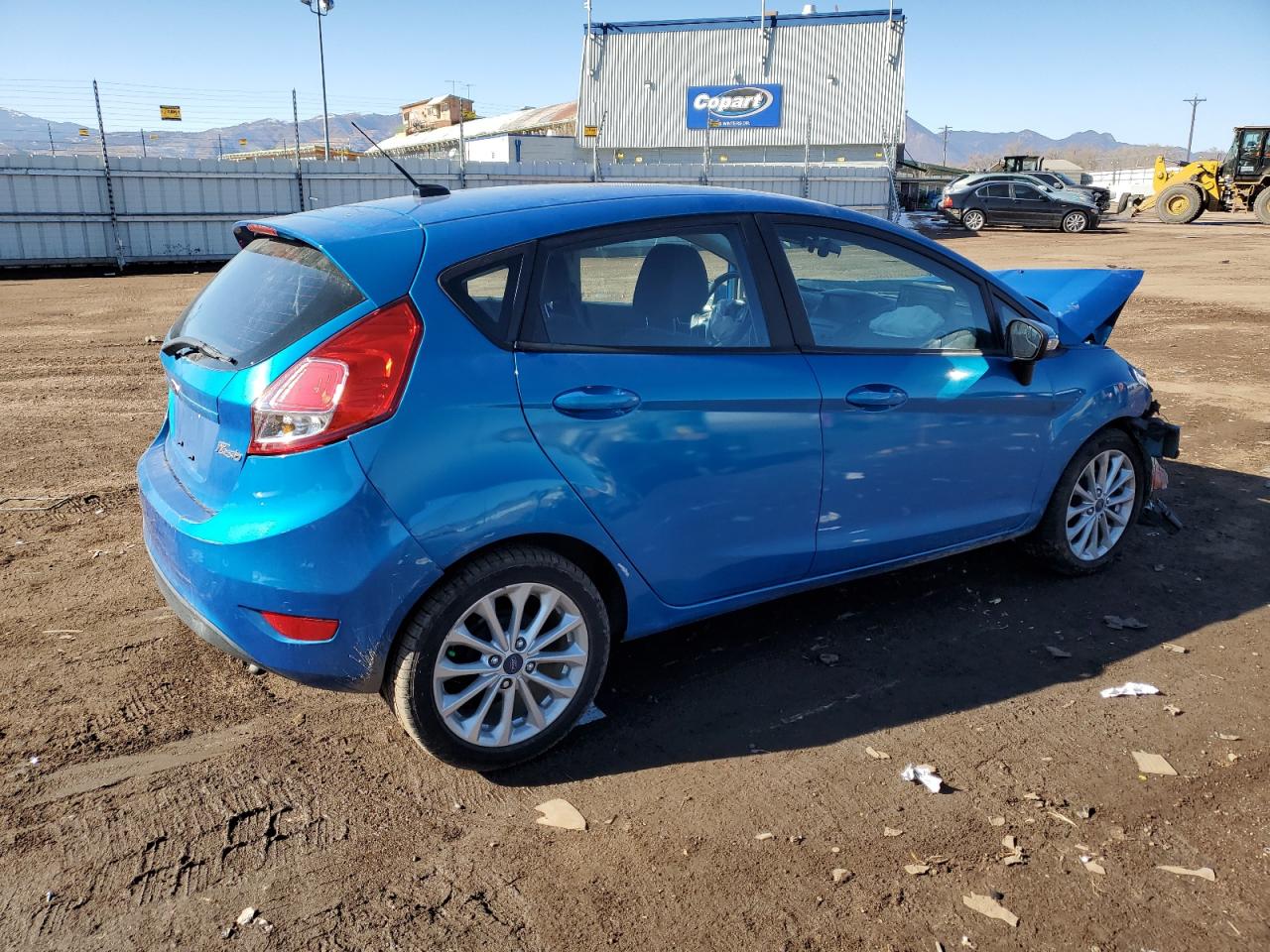 2014 Ford Fiesta VIN 3FADP4EJ5EM199126 Copart auction photo, front end / side damage thumbnail 3