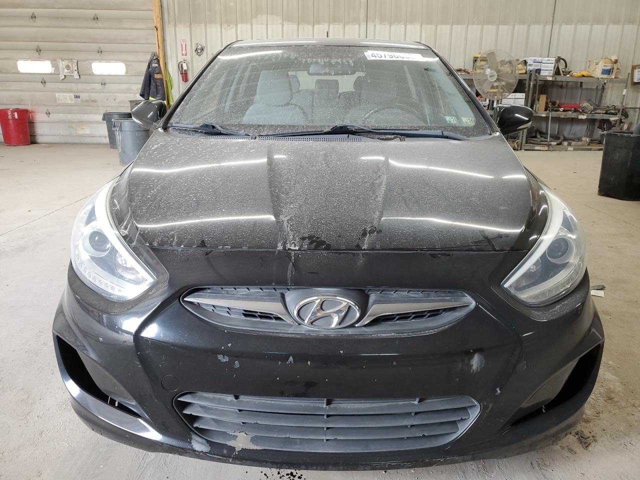 2014 Hyundai Accent VIN KMHCU5AE0EU165907 Copart auction photo, mechanical / minor dent/scratches damage thumbnail 5
