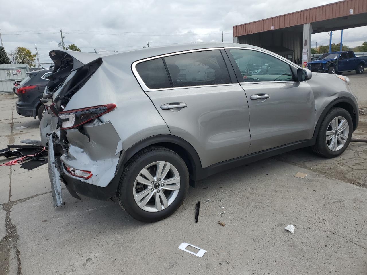 2019 KIA Sportage VIN KNDPM3AC0K7598971 Copart auction photo, rear end / front end damage thumbnail 3