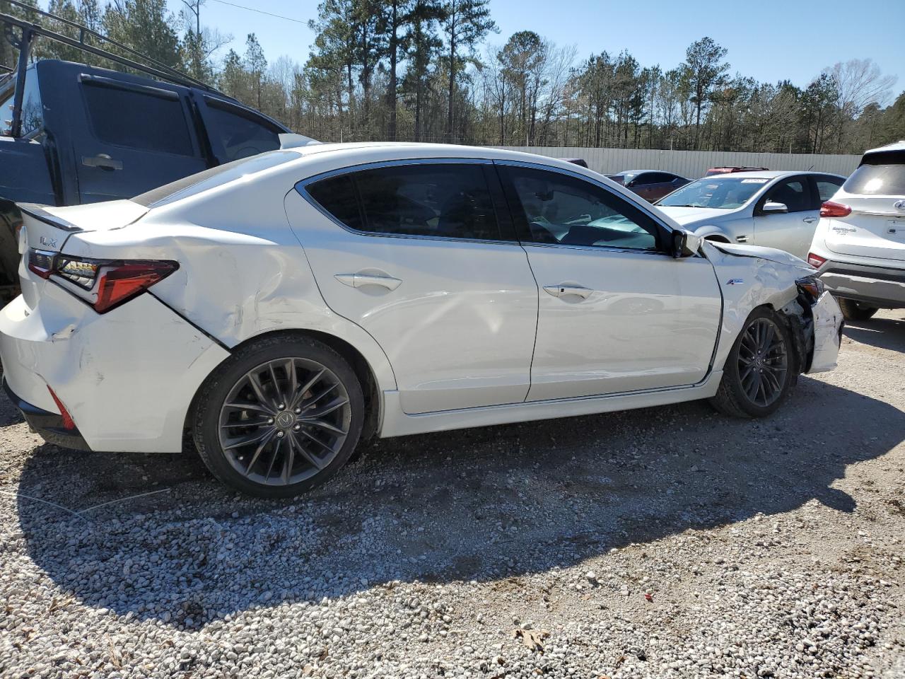 2019 Acura ILX VIN 19UDE2F85KA002997 Copart auction photo, front end / rear end damage thumbnail 3