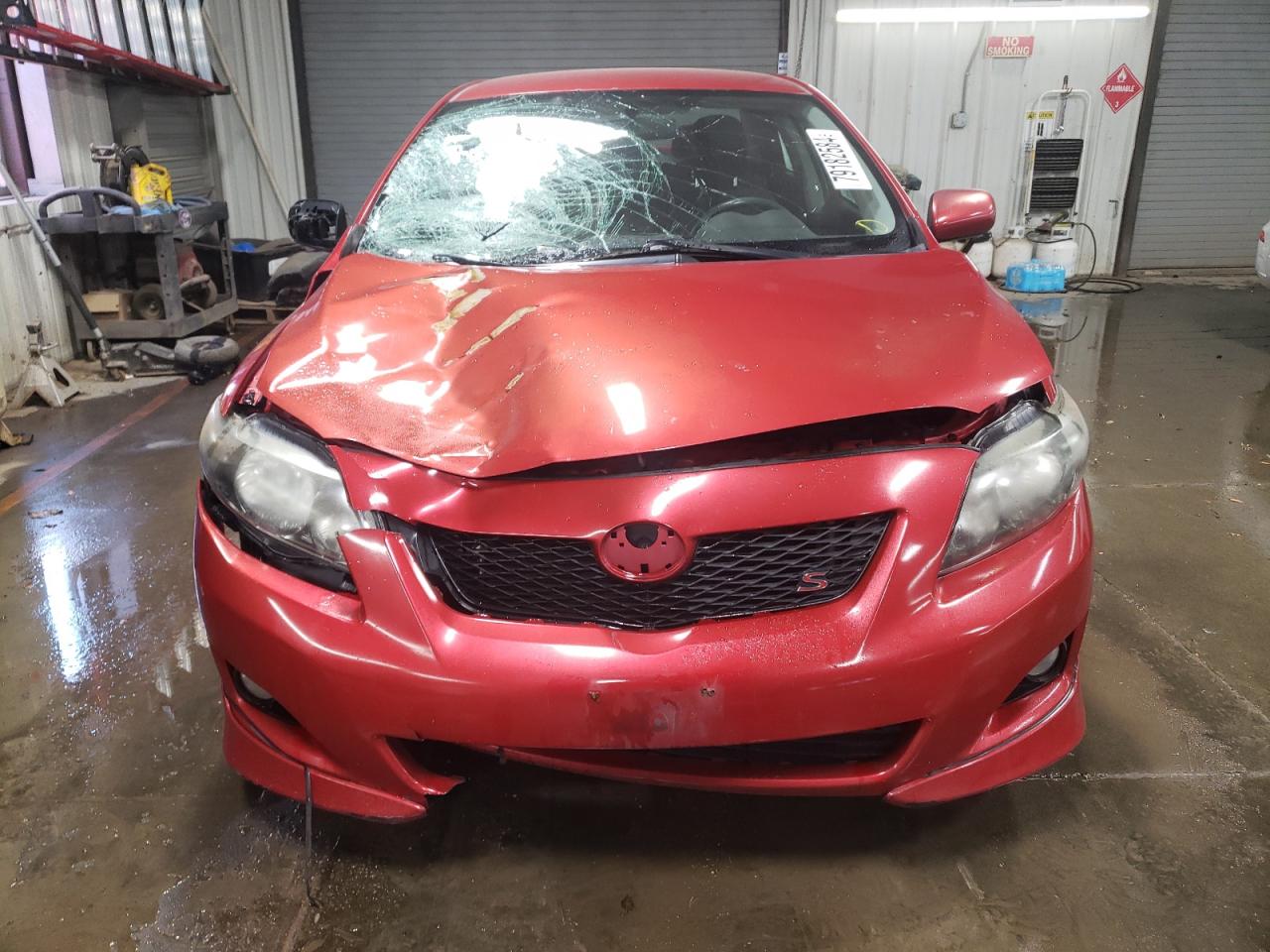 2010 Toyota Corolla VIN 1NXBU4EEXAZ246374 Copart auction photo, front end damage thumbnail 5