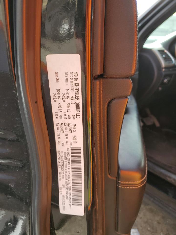 2014 Jeep Grand Cherokee VIN 1C4RJFBG2EC103072 Copart auction photo, front end / side damage thumbnail 13