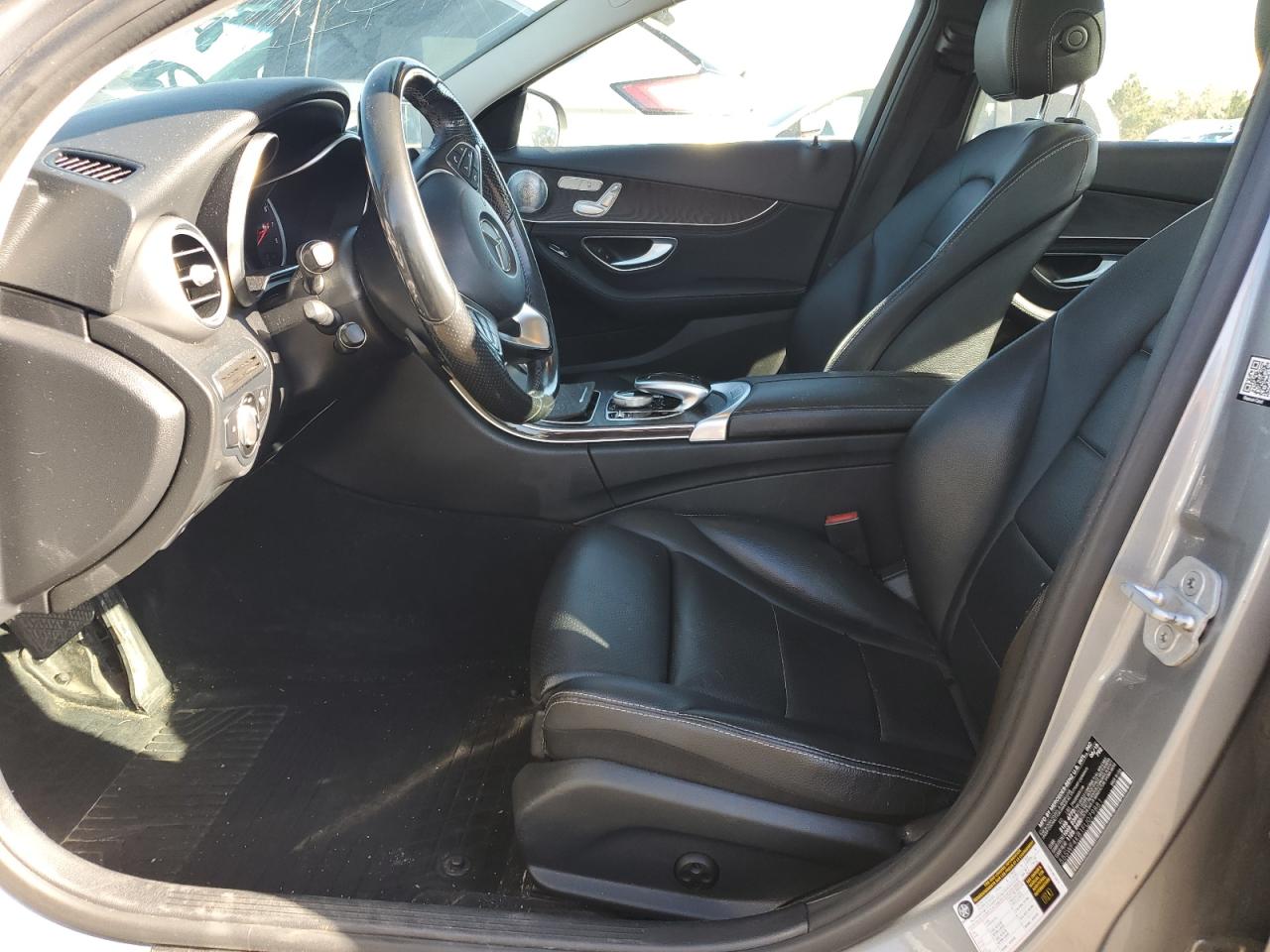 2015 Mercedes-Benz C-klasse VIN 55SWF4KB1FU079881 Copart auction photo, vandalism damage thumbnail 7
