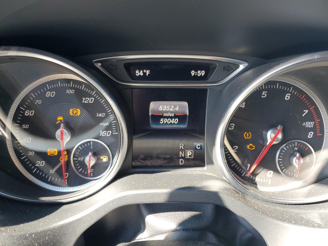 2019 Mercedes-Benz CLA-klasse VIN WDDSJ4EB9KN726118 Copart auction photo, top/roof / water/flood damage thumbnail 9