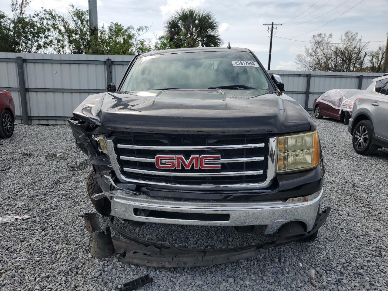 2013 GMC Sierra VIN 1GTR1VE01DZ394233 Copart auction photo, front end damage thumbnail 5