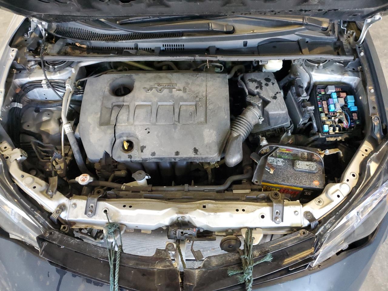 2018 Toyota Corolla VIN 2T1BURHE6JC054153 Copart auction photo, front end / rear end damage thumbnail 11