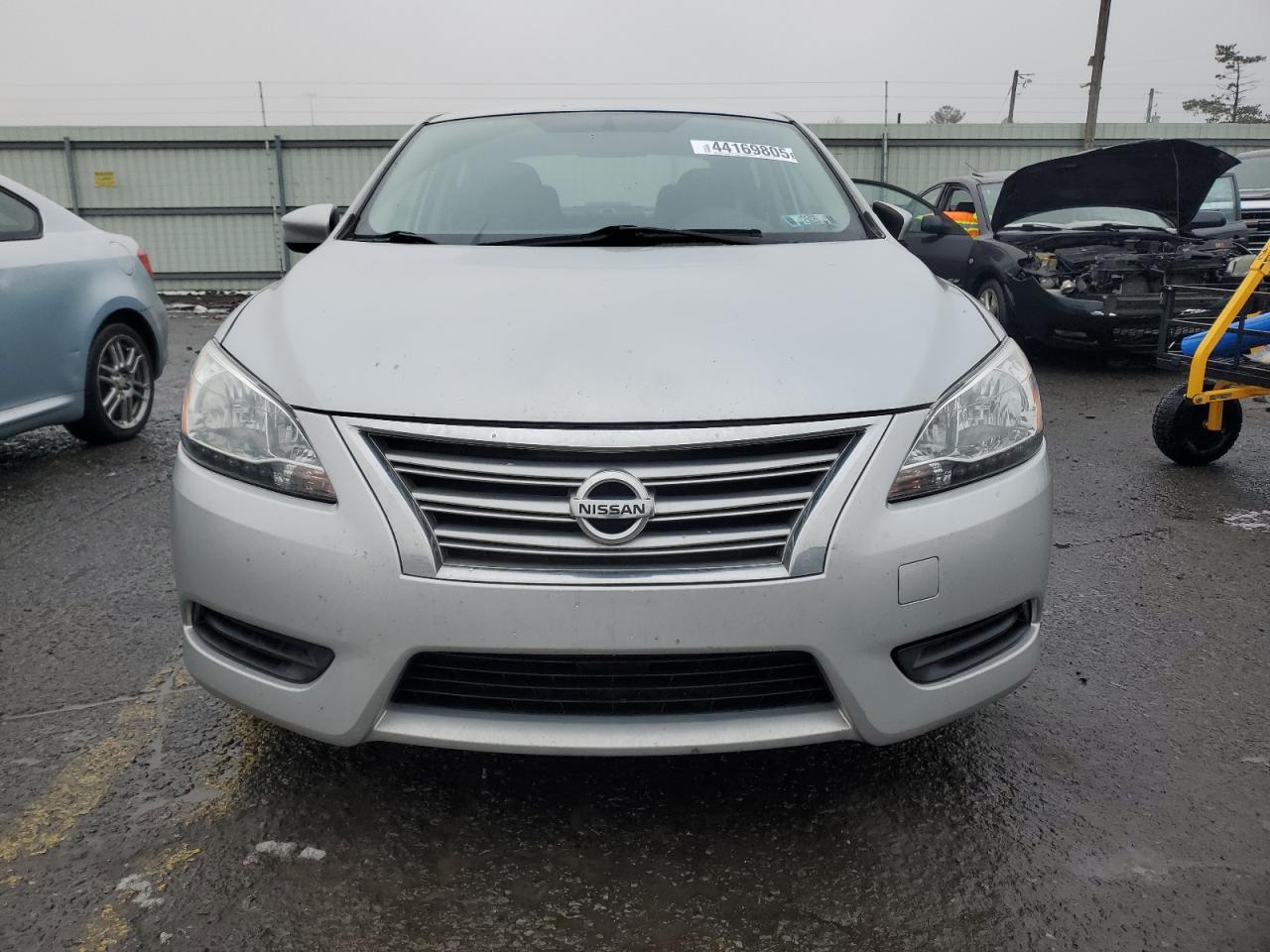2014 Nissan Sentra VIN 1N4AB7AP9EN851152 Copart auction photo, rear end damage thumbnail 5