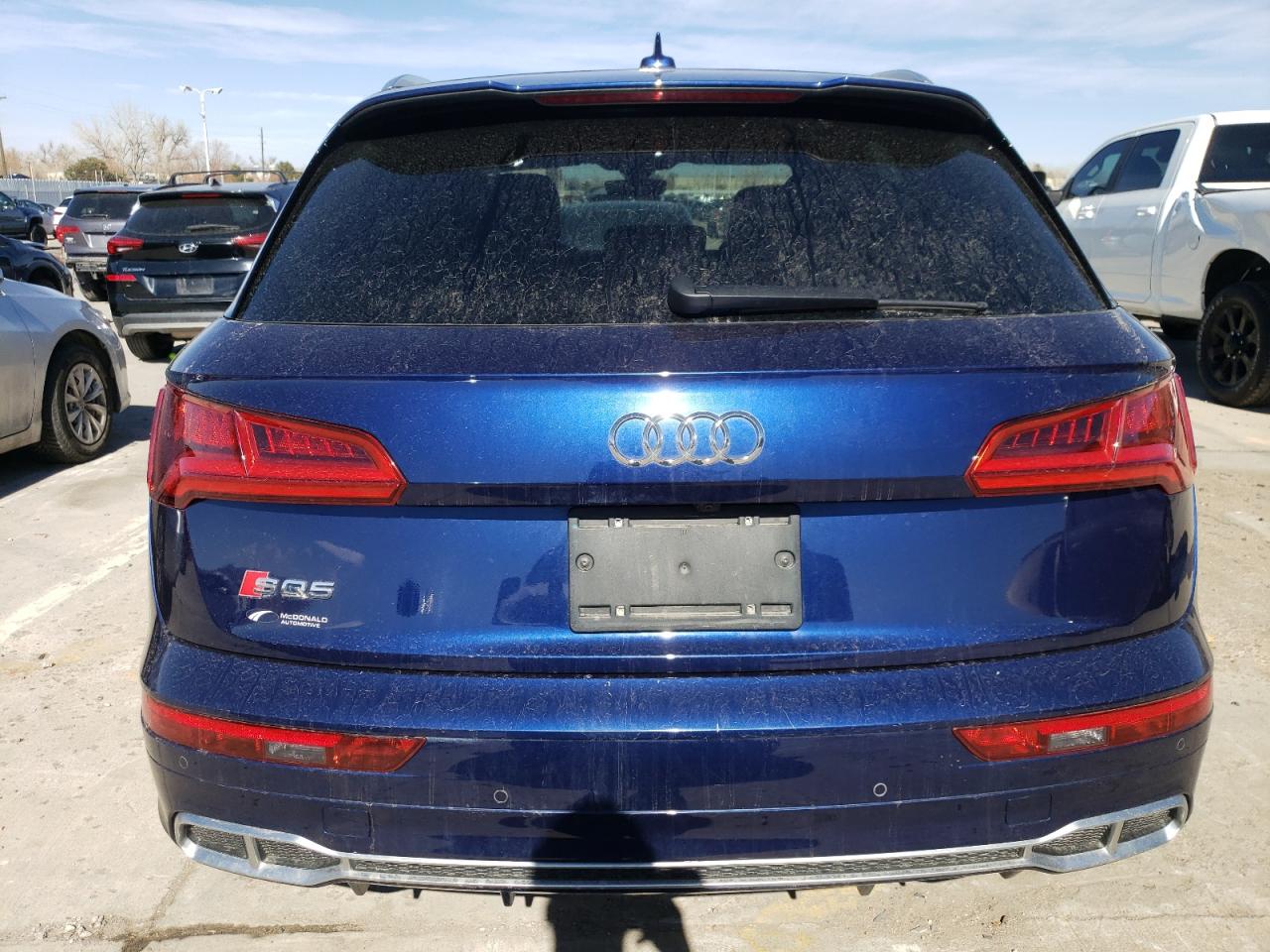 2018 Audi SQ5 VIN WA1C4AFY5J2177275 Copart auction photo, front end / side damage thumbnail 6